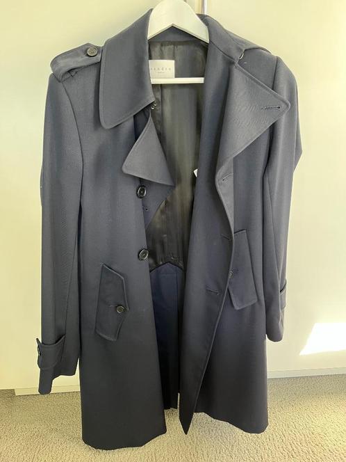 Sandro blauwe jas heren maat S, Kleding | Heren, Jassen | Zomer, Zo goed als nieuw, Maat 46 (S) of kleiner, Blauw, Ophalen
