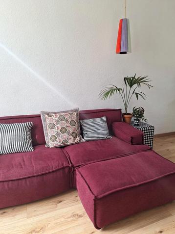 Bank Candy met hocker - Zo Goed Als Nieuw! beschikbaar voor biedingen