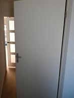 Opdekdeur wit voor wc R. Draaiend, Ophalen, 80 tot 100 cm, Binnendeur, Zo goed als nieuw