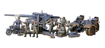 Tamiya 1:35 German 88 mm Flak 36/37 met crew beschikbaar voor biedingen