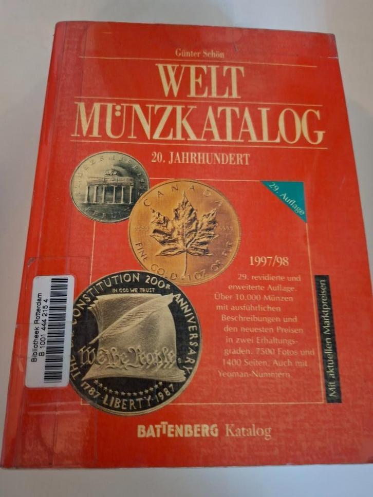Welt Munzkatalog 97/98 (Battenberg), Postzegels en Munten, Postzegels | Toebehoren, Verzamelalbum, Ophalen of Verzenden