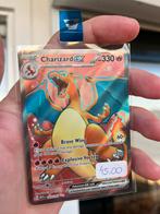 Charizard EX Mew 151 Pokemon Kaart, Ophalen of Verzenden, Zo goed als nieuw, Losse kaart
