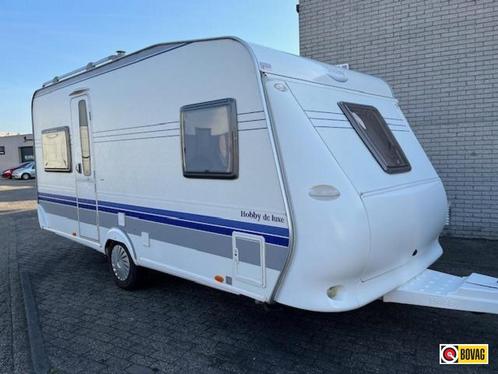 Hobby De Luxe 460 UFE Mover,Airco,Isabella Tent, Caravans en Kamperen, Caravans, Bedrijf, tot en met 4, 1000 - 1250 kg, Rondzit