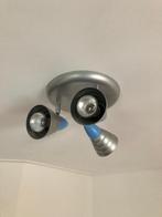 Design plafondlamp met 3 spots, Ophalen of Verzenden, Zo goed als nieuw, Metaal, Design, modern