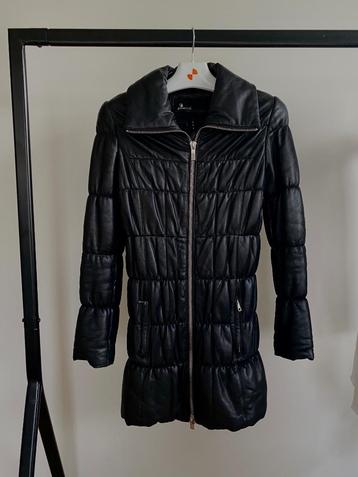 Zwarte leren jas Goosecraft maat M zgan beschikbaar voor biedingen