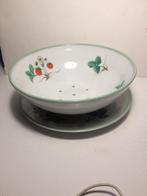 porseleinen uitlek schaaltje met bord van Bohemia, Verzenden