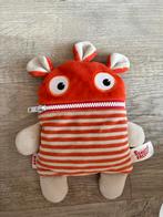 Oranje Sorgenfresser knuffel met rits, Ophalen of Verzenden, Zo goed als nieuw, Overige typen