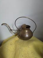 8677) mooie antieke messing  planten gieter, Ophalen of Verzenden