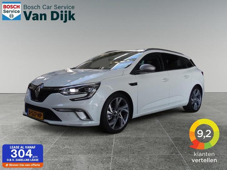 Renault Megane Estate 1.6 TCe GT 206pk aut. 4control / Pano, Auto's, Renault, Bedrijf, Te koop, Mégane, ABS, Achteruitrijcamera