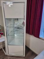 Hoogglans witte vitrinekast - Bezuidenhout, Ophalen of Verzenden