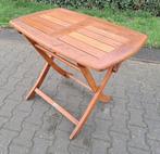 Garden Impressions teakhouten klaptafel 89x59x72(h)cm, Ophalen, Gebruikt
