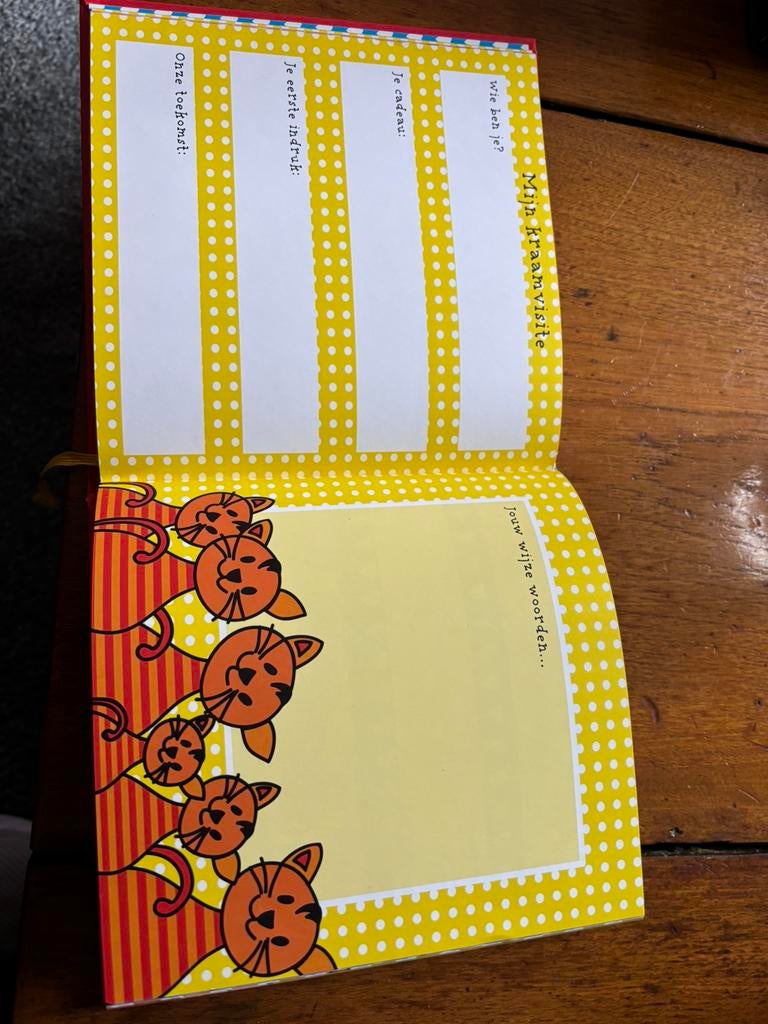 Kraamvisiteboek, Ophalen, Zo goed als nieuw