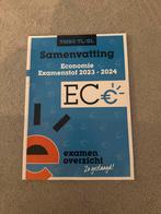Samenvatting Examenstof Economie VMBO TL/GL 2023-2024, VMBO, Economie, Ophalen of Verzenden, ExamenOverzicht