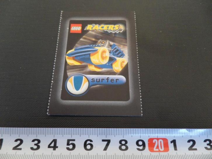 sticker LEGO Racers  Surfer, Verzamelen, Stickers, Zo goed als nieuw, Ophalen