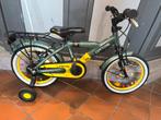 LOEKI ALLIGATOR 16" fietsje terugtrap én handremmen met zijw, Ophalen, Zijwieltjes, 16 tot 20 inch, Loekie