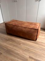 BePureHome Rodeo poef / hocker – cognac leerlook, Ophalen, Gebruikt, 100 tot 125 cm, Leer