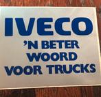 Iveco ‘n Beter woord voor Trucks ~Sticker~, Verzamelen, Stickers, Ophalen of Verzenden, Zo goed als nieuw, Overige typen