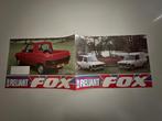 Folder Reliant Fox England, Ophalen of Verzenden, Zo goed als nieuw, Overige merken