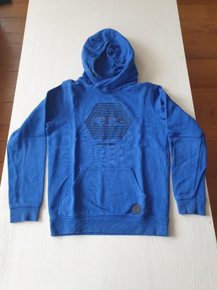 Zgan Crush denim hoodie 152 jongen hoody trui sweater, Kinderen en Baby's, Kinderkleding | Maat 152, Zo goed als nieuw, Jongen