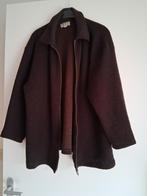Vest met rits en kraag donkerbruin bouclé Cecil maat L, Ophalen of Verzenden, Zo goed als nieuw, Maat 38/40 (M), Bruin