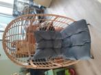 Rotan ei stoel, Huis en Inrichting, Ophalen of Verzenden, Zo goed als nieuw, Bruin, Eén