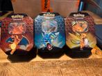 Pokémon Hidden Fates Tin Set - Charizard, Gyarados, Raichu, Hobby en Vrije tijd, Verzamelkaartspellen | Pokémon, Ophalen of Verzenden
