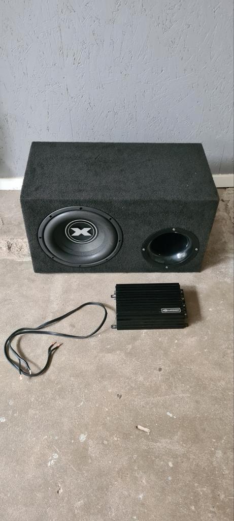EXCURSION Subwoofer met versterker - Zo goed als nieuw!, Auto diversen, Autospeakers, Zo goed als nieuw, Ophalen