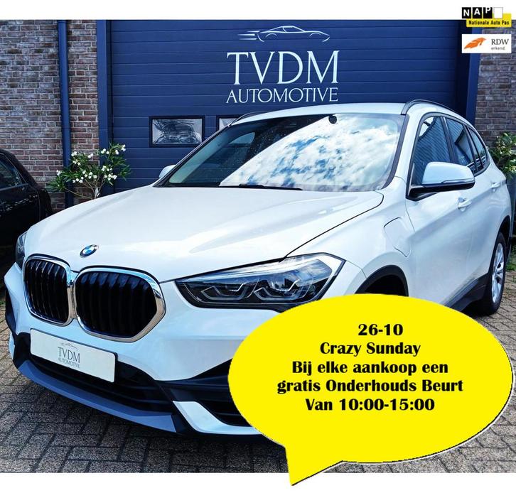 BMW X1 XDrive25e Automaat|TREKHAAK|NAVI|CLIMATE|ELEKTR ACHTE, Auto's, BMW, Bedrijf, Te koop, X1, 4x4, ABS, Airbags, Airconditioning
