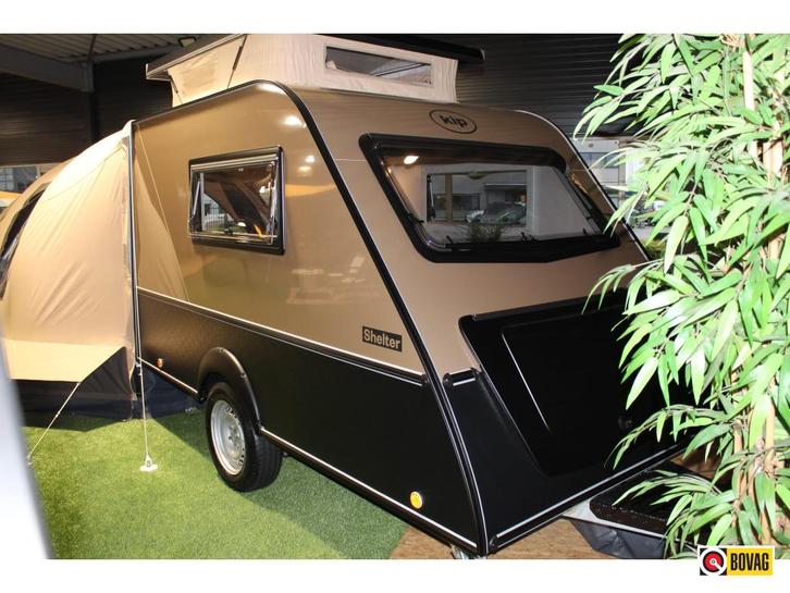 Kip Shelter Plus / showmodel aanbieding, Caravans en Kamperen, Caravans, Bedrijf, tot en met 2, 500 - 750 kg, Overige, Kip, Lengtebed