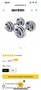 Dumbells set 30kg nieuw, Sport en Fitness, Fitnessmaterialen, Ophalen of Verzenden, Zo goed als nieuw, Dumbbell