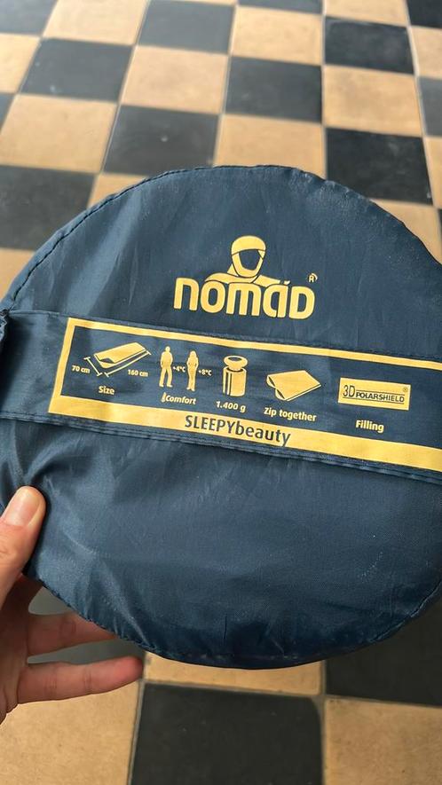 2x Nomad SLEEPYbeauty slaapzak 70 x 160 cm, Caravans en Kamperen, Slaapzakken, Zo goed als nieuw, Ophalen