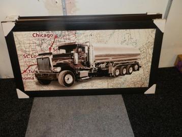Schilderij Volkswagen route 66 chigago america beschikbaar voor biedingen