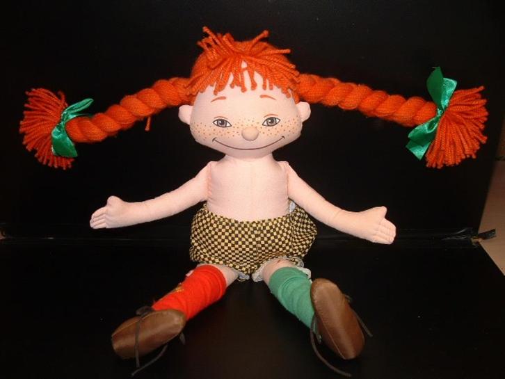 HENNES & MAURITZ SOFTTOYS POP MEISJE PIPPI LANGKOU, Kinderen en Baby's, Speelgoed | Knuffels en Pluche, Nieuw, Overige typen, Verzenden