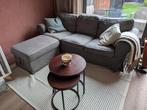 Ikea Ektorp 3-zits bank met hocker, Ophalen, Gebruikt, Driepersoons, 75 tot 100 cm