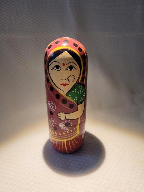 Handgeschilderde Matroesjka Poppen - 5 stuks, Antiek en Kunst, Curiosa en Brocante, Ophalen of Verzenden