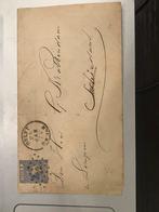 NVPH 7 netjes geknipt voor het opplakken in 1872, Postzegels en Munten, Ophalen of Verzenden, Envelop