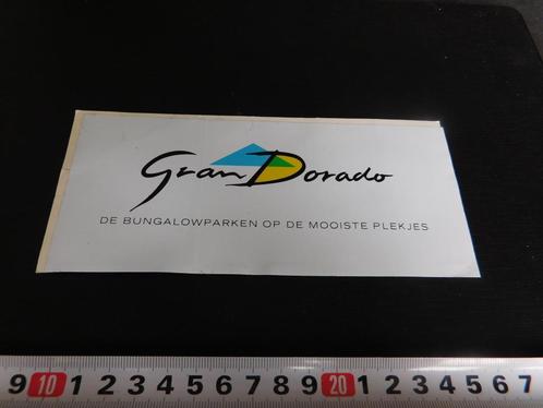 sticker deursticker GRAN DORADO De bungalowparken op de mooi, Verzamelen, Stickers, Zo goed als nieuw, Bedrijf of Vereniging, Ophalen