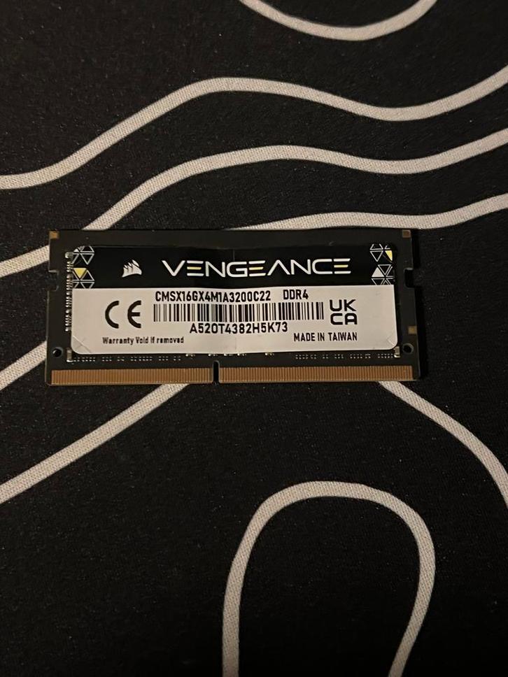 Corsair Vengeance 16GB DDR4 RAM laptop, Computers en Software, RAM geheugen, Zo goed als nieuw, Laptop, 16 GB, DDR4, Ophalen of Verzenden