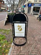 Stoepbord Harvard Zwart B2 Deluxe - Ourstore uithangbord, Ophalen of Verzenden, Reclamebord