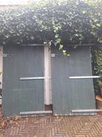 Houten Garagedeuren - Schuur, Garage, Stal, Doe-het-zelf en Verbouw, Gebruikt, Minder dan 200 cm, Garagedeur, Hout