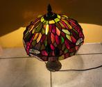 Glas in lood tafel lamp, Huis en Inrichting, Lampen | Tafellampen, Ophalen of Verzenden, Tiffany, Minder dan 50 cm, Glas