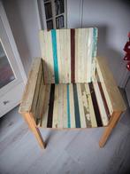 Twee Houten Fauteuils - Piet Hein Eek Stijl, Antiek en Kunst, Ophalen