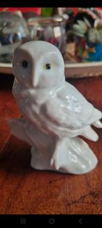 Porseleinen Sneeuwuil Beeldje, Ophalen of Verzenden, Zo goed als nieuw, Dier