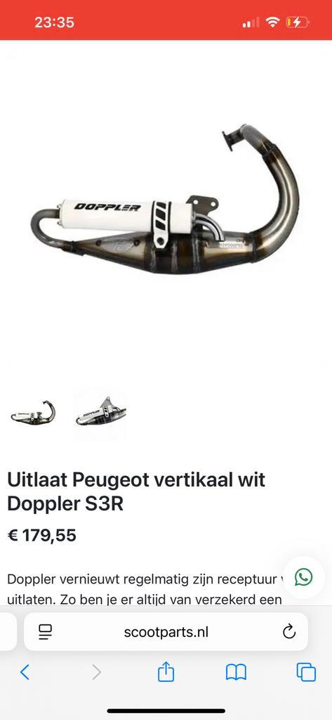 Gezocht uitlaat ruil speedfight 2 verticaal, Fietsen en Brommers, Brommers | Tuning en Styling, Zo goed als nieuw, Ophalen of Verzenden