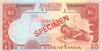 Samoa 5 Tala 2005 Unc Specimen pn 33bs, Ophalen, Los biljet