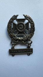 Militair Tank Weapons badge/pin WW II US Army, Ophalen of Verzenden, Amerika, Embleem of Badge