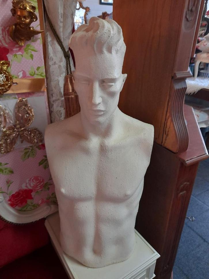 Mooie heren buste, Antiek en Kunst, Antiek | Woonaccessoires, Ophalen of Verzenden