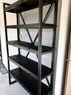 Opbergkast steigerhout, stalen frame. Snelle levering, Ophalen of Verzenden, Gebruikt