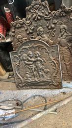 2 Antieke haardplaten, Ophalen of Verzenden, Gebruikt, Hout