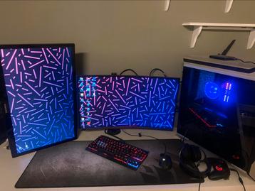 Complete Gaming setup Ryzen 7 3700x RTX 2070 super 16gb ram  beschikbaar voor biedingen